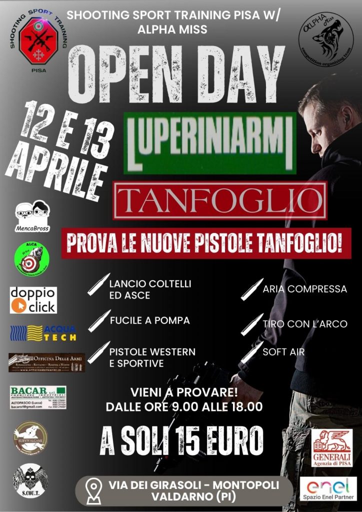 Open day Tanfoglio a Montopoli Valdarno